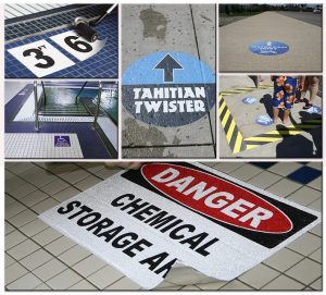 custom vinyl floor graphics